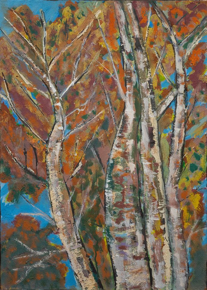 Rafa Cantos. Pintura. Paisatge. Arbres 