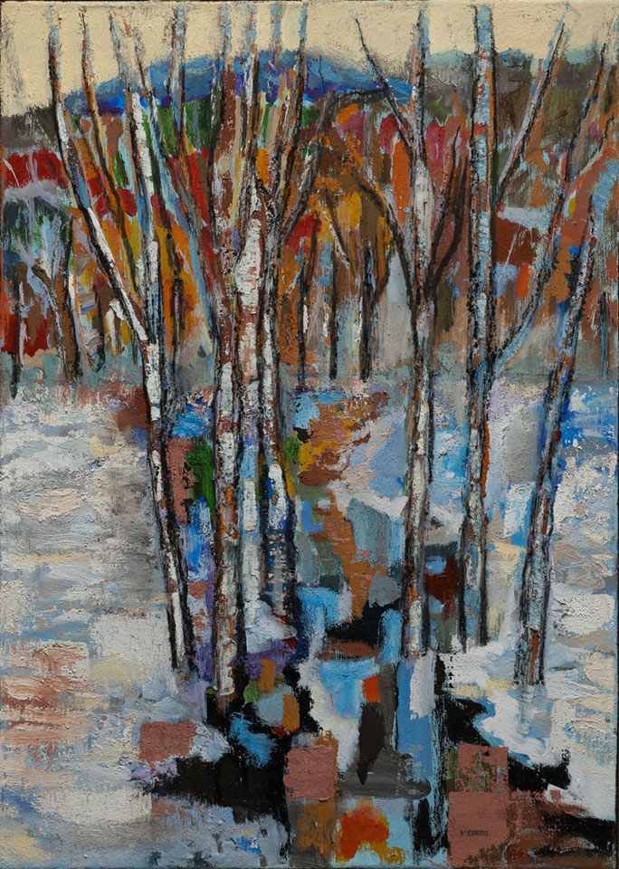Rafa Cantos. Pintura. Paisatge. Arbres 