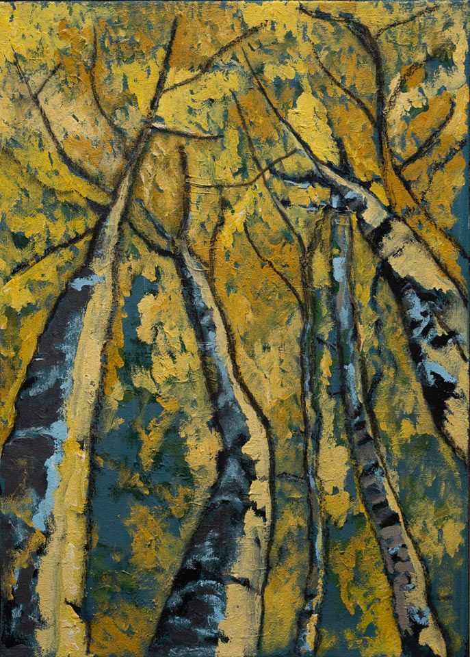 Rafa Cantos. Pintura. Paisatge. Arbres 