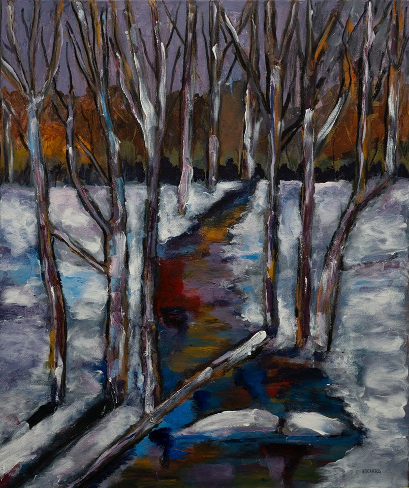 Rafa Cantos. Pintura. Paisatge. Arbres 
