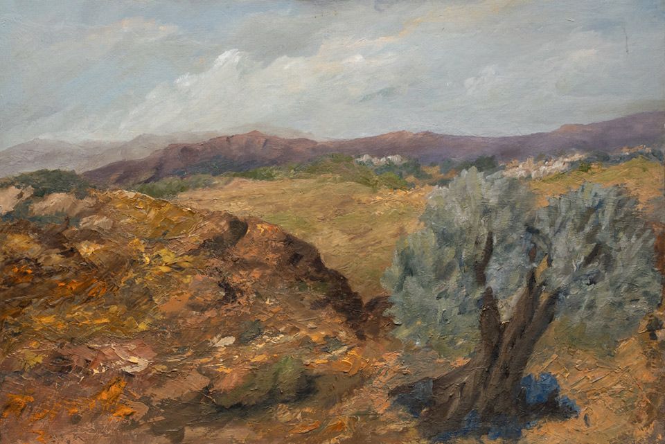 Juan Broseta. Paisatge amb olivera 