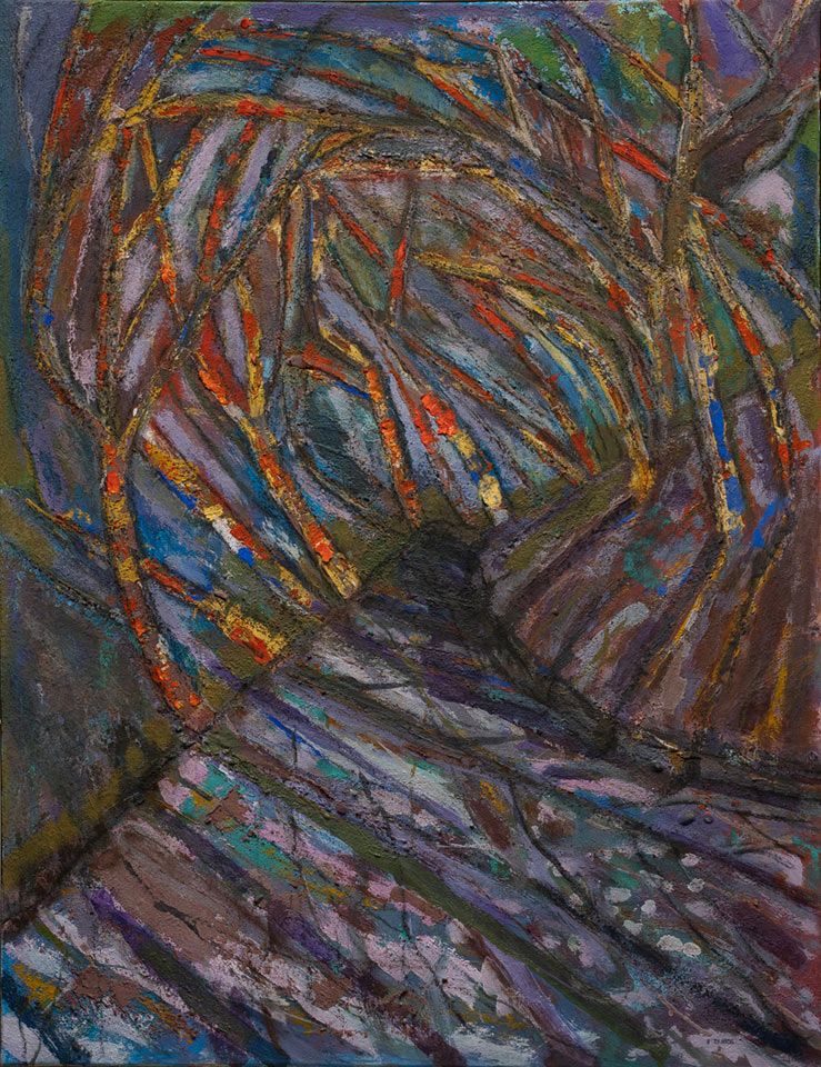 Rafa Cantos. Pintura. Paisatge. Arbres 