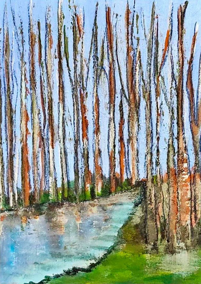 Rafa Cantos. Pintura. Paisatge. Arbres 
