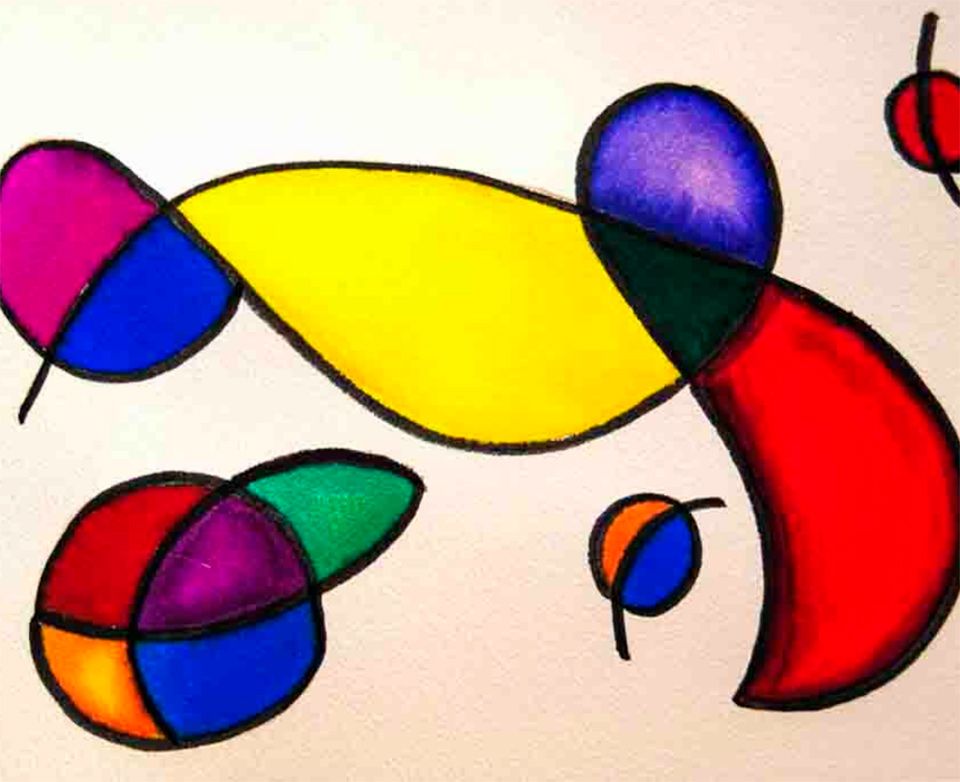 Marina Moltedo. Aquarel·la. Abstracte. Paper 