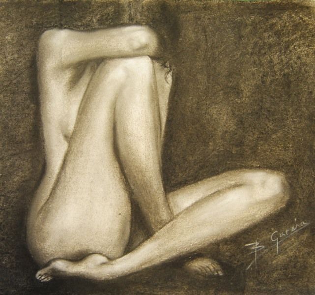Beatriz Garcia. Desnudo. pintura. 