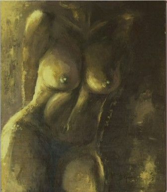 Beatriz Garcia. Desnudo. pintura. 