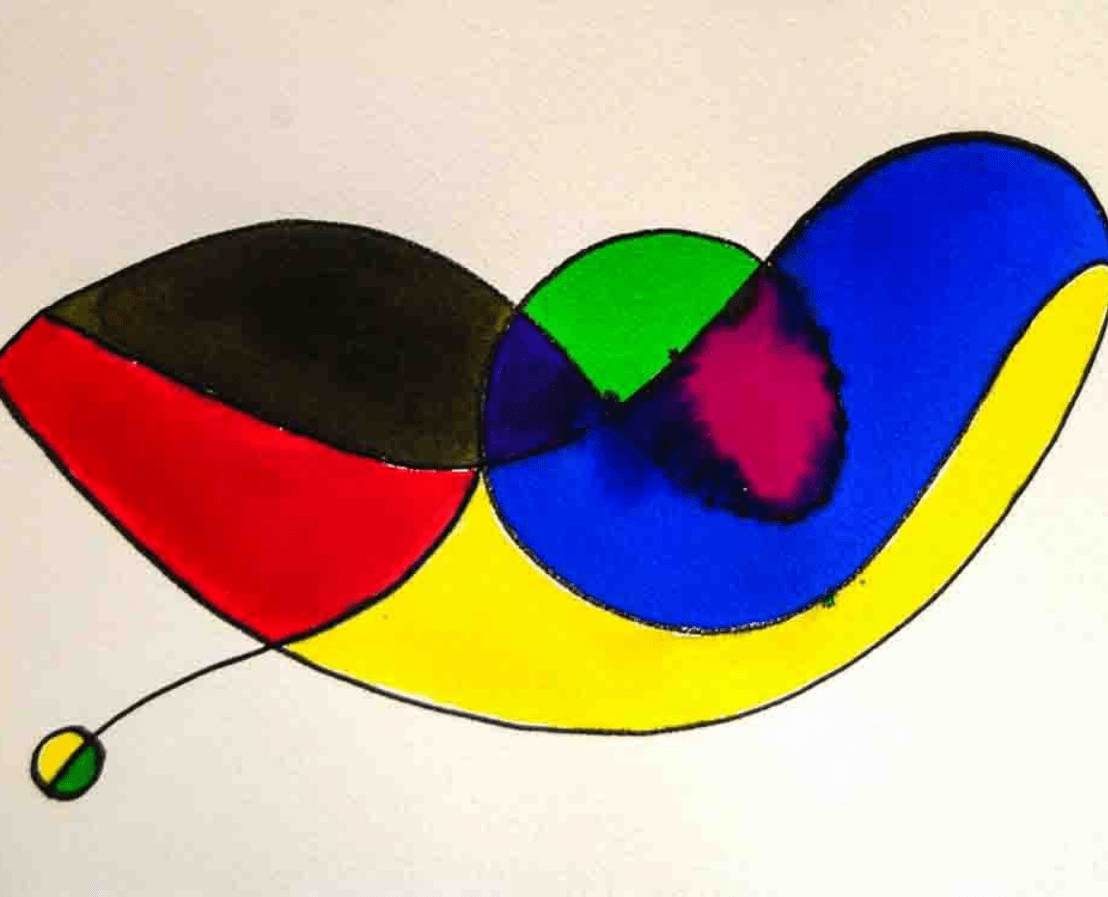 Marina Moltedo. Aquarel·la. Abstracte. Paper 