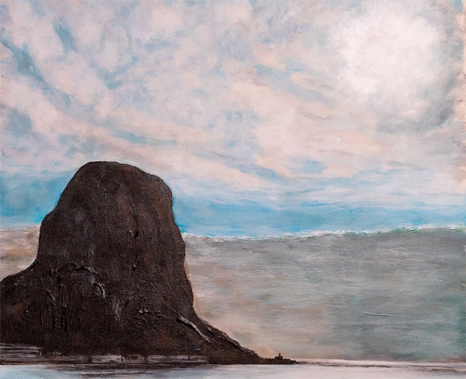 Vicent Benavent. Pintura. Penyó. Paisatge 