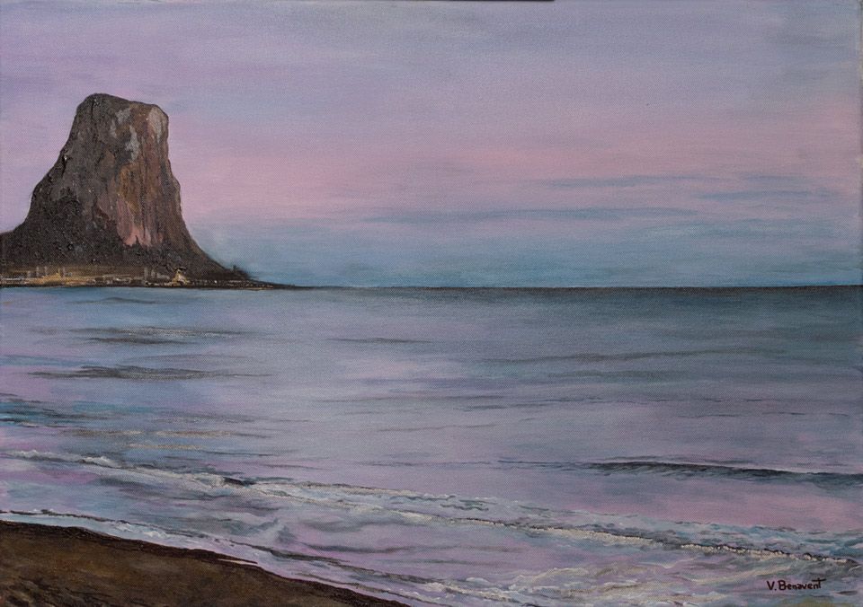 Vicent Benavent. Pintura. Penyó. Paisatge 