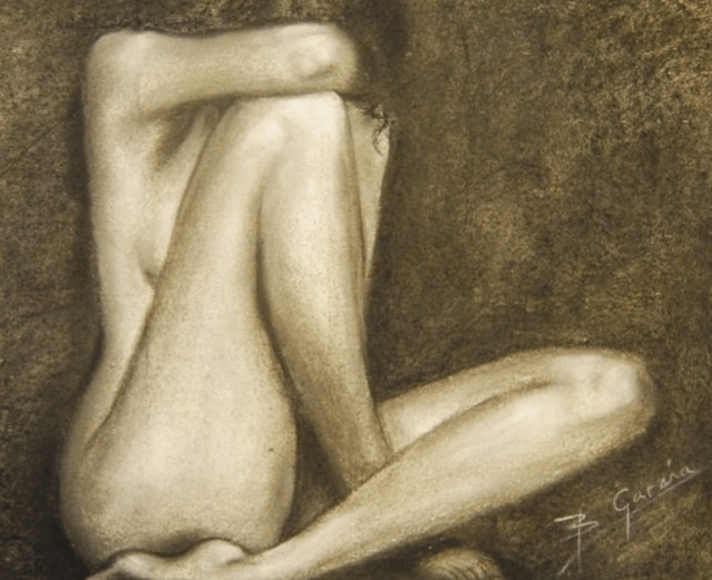 Beatriz Garcia. Desnudo. pintura. 